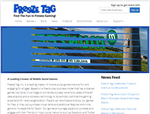 Tablet Screenshot of freezetag.com